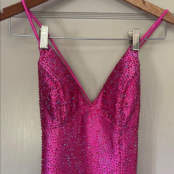 Faviana Dresses & Skirts - Faviana Pink Sequin Prom Dress